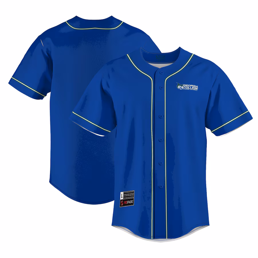 Youth GameDay Greats  Blue Georgia College Bobcats Lightweight  Baseball Jersey - SUjersey01