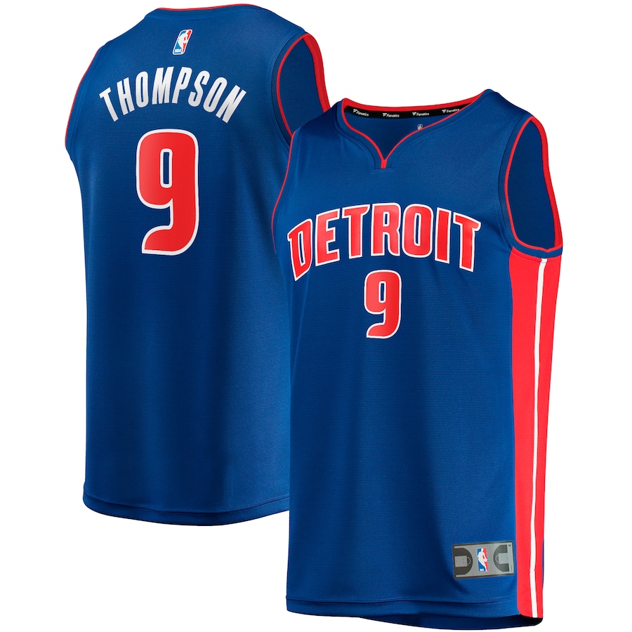 Youth Detroit Pistons Ausar Thompson Fanatics Royal Fast Break Replica Jersey - Icon Edition - SUjersey01