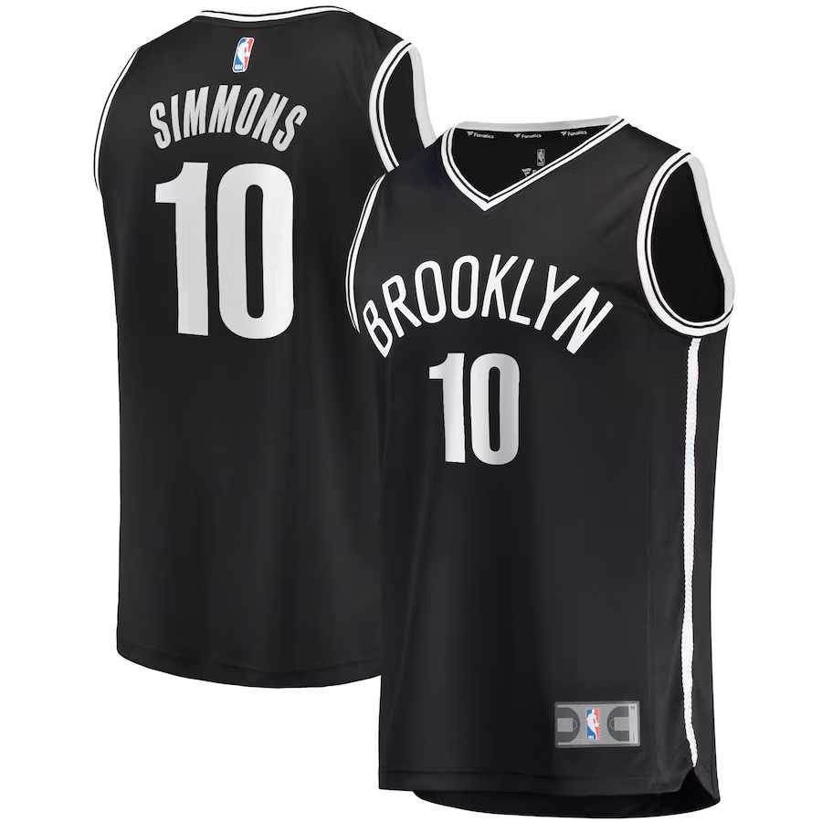 Youth Brooklyn Nets Ben Simmons Fanatics Black Fast Break Replica Player Jersey - Icon Edition - SUjersey01