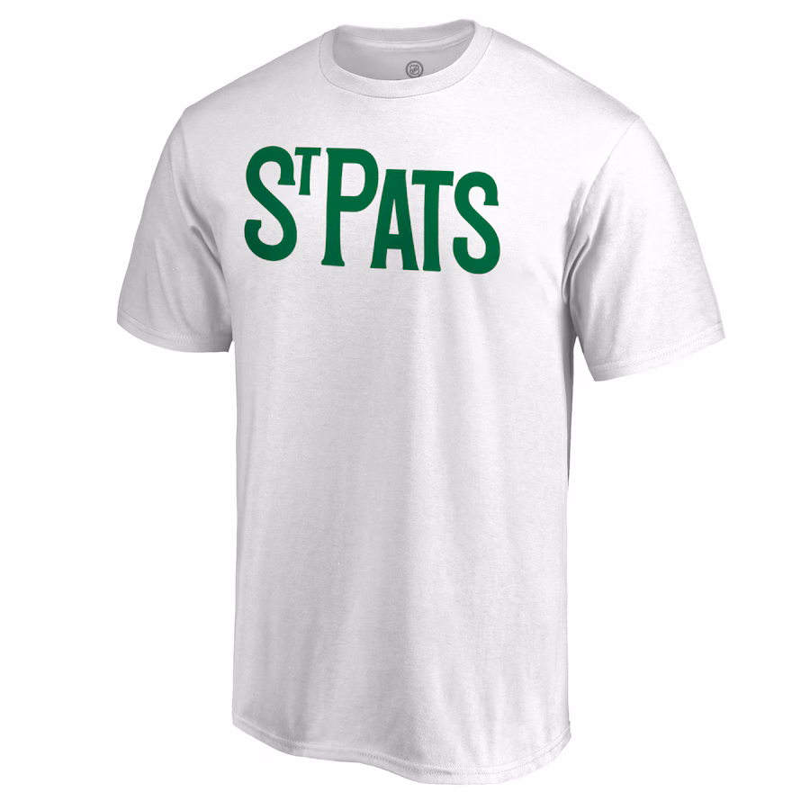 Men's Toronto St. Pats White T-Shirt - SUjersey01