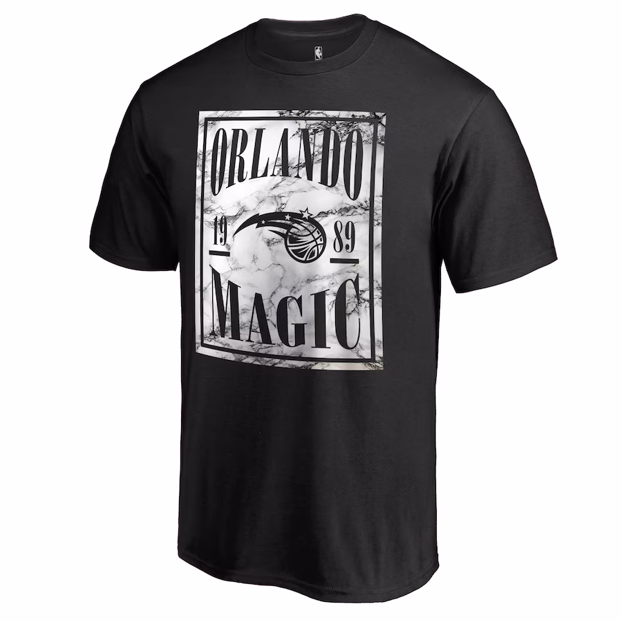 Men's Orlando Magic Black Court Vision T-Shirt - SUjersey01
