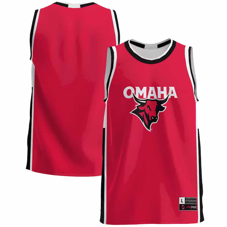 Nebraska Omaha Mavericks GameDay Greats  Lightweight Basketball Jersey - Red - SUjersey01
