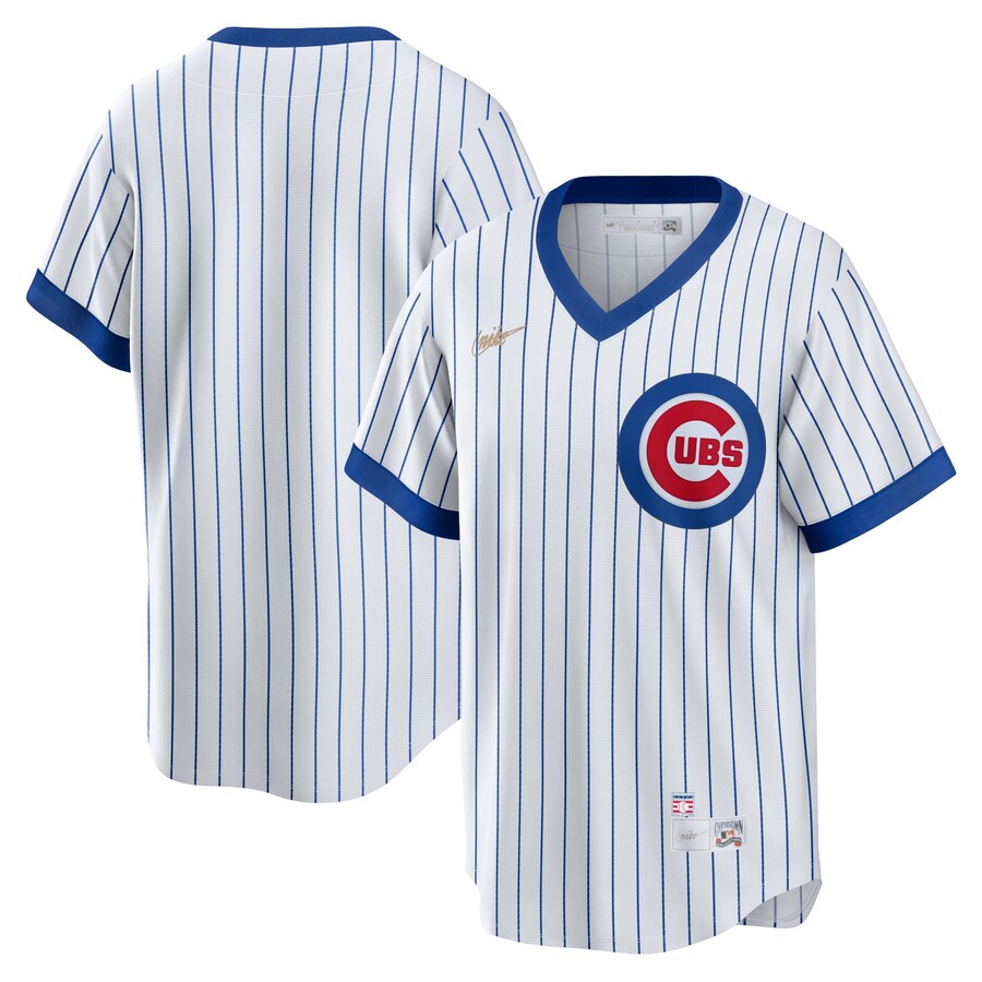 Men's Chicago Cubs Nike White Home Cooperstown Collection Team Jersey - SUjersey01