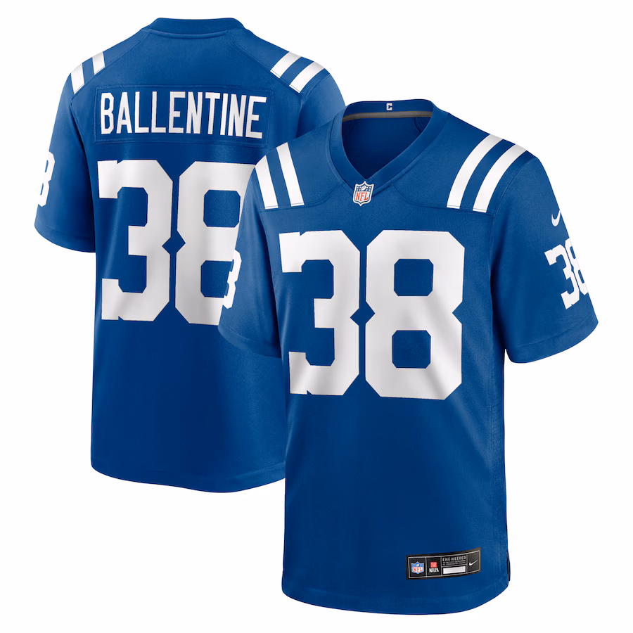Men's Indianapolis Colts Corey Ballentine Nike Royal Team Game Jersey - SUjersey01