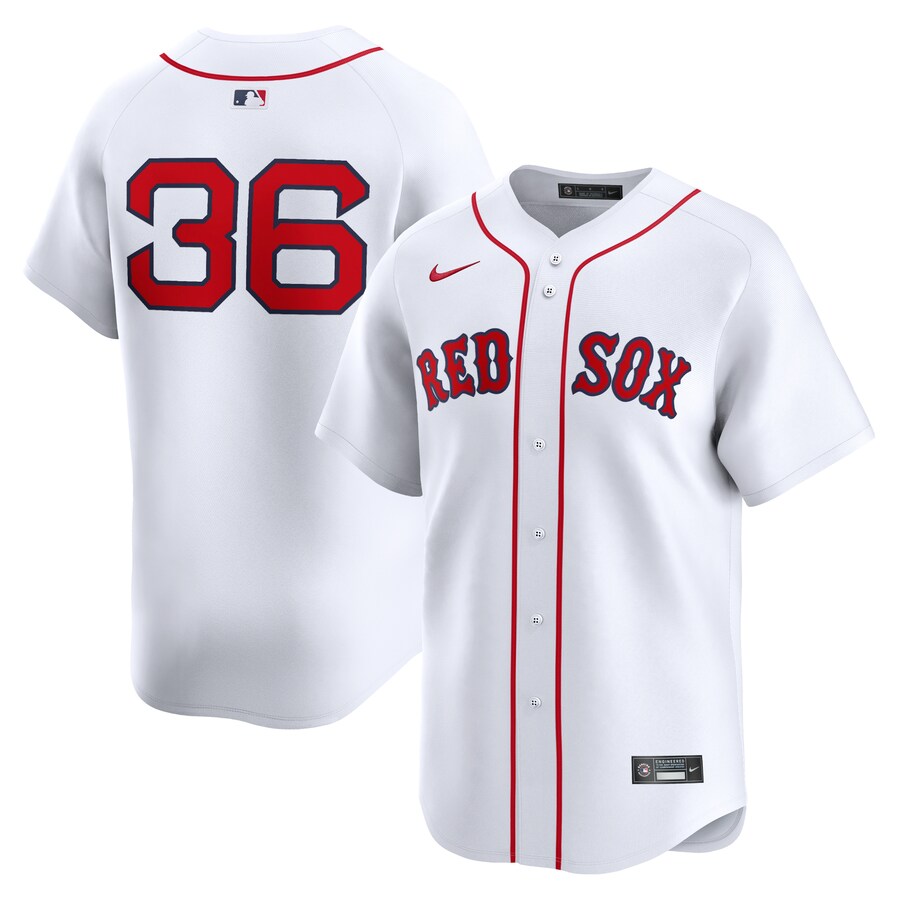 Men's Boston Red Sox Triston Casas Nike White Home Limited Player Jersey - SUjersey01