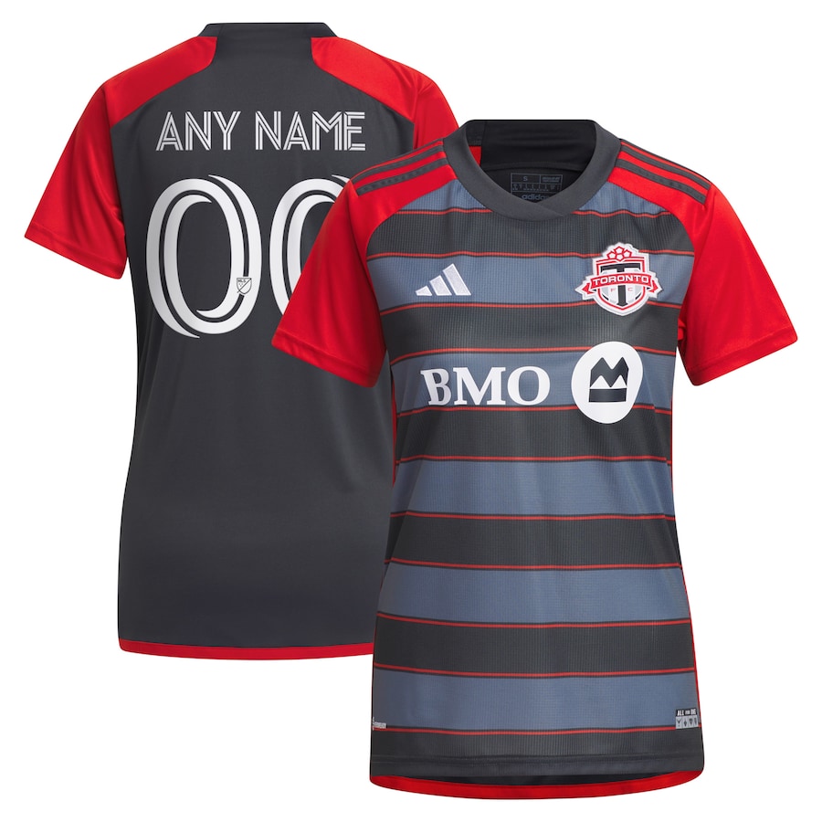 Women's Toronto FC adidas Gray 2023 Club Kit Replica Custom Jersey - SUjersey01