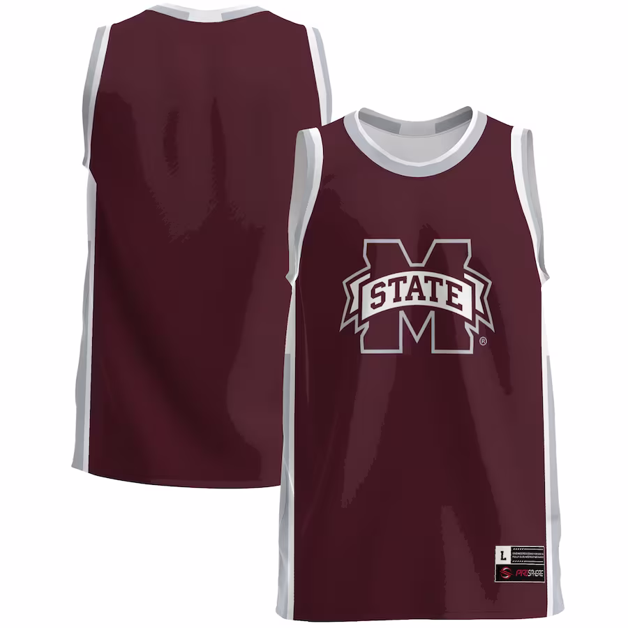 Mississippi State Bulldogs GameDay Greats  Lightweight Basketball Jersey - Maroon - SUjersey01