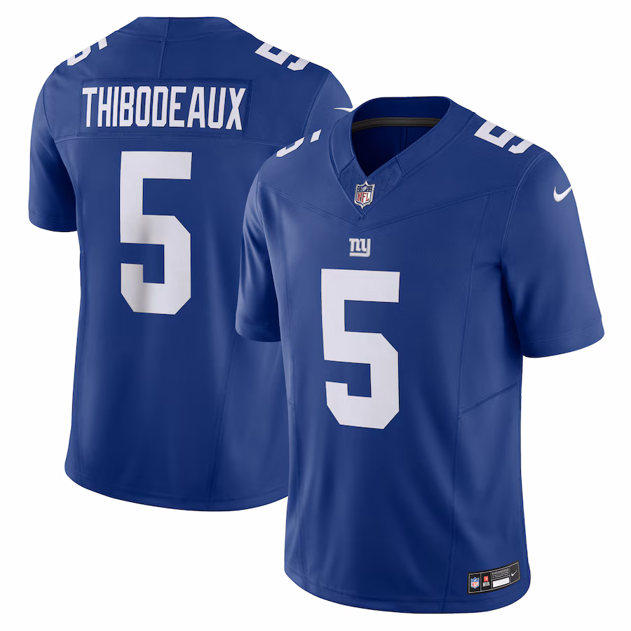 Men's New York Giants Kayvon Thibodeaux Nike Royal Vapor F.U.S.E. Limited Jersey - SUjersey01