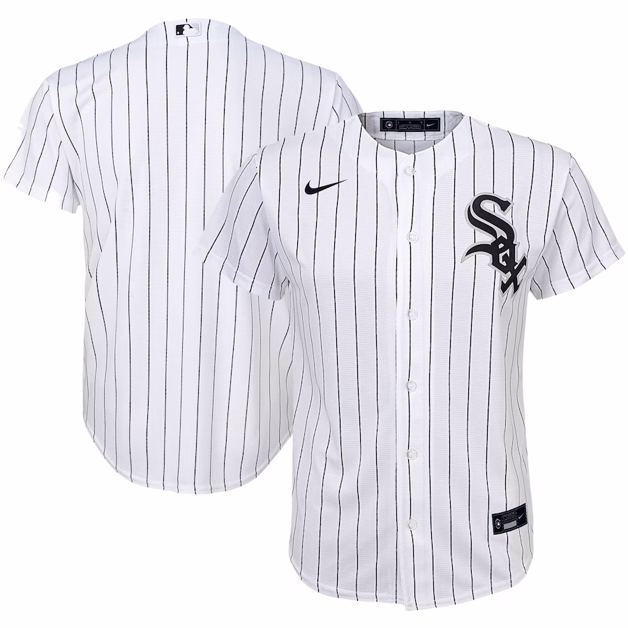 Youth Chicago White Sox Nike White Home Replica Team Jersey - SUjersey01