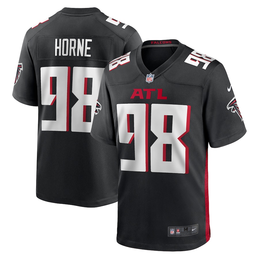 Men's Atlanta Falcons Timmy Horne Nike Black Game Player Jersey - SUjersey01