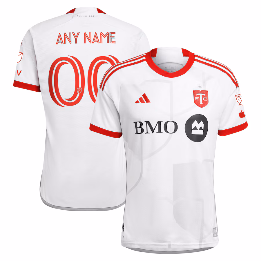 Men's Toronto FC  adidas White 2024 GTA Kit Authentic Custom Jersey - SUjersey01