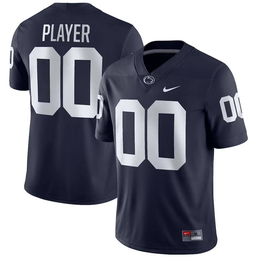 Penn State Nittany Lions Nike Pick-A-Player NIL Replica Football Jersey - Navy - SUjersey01