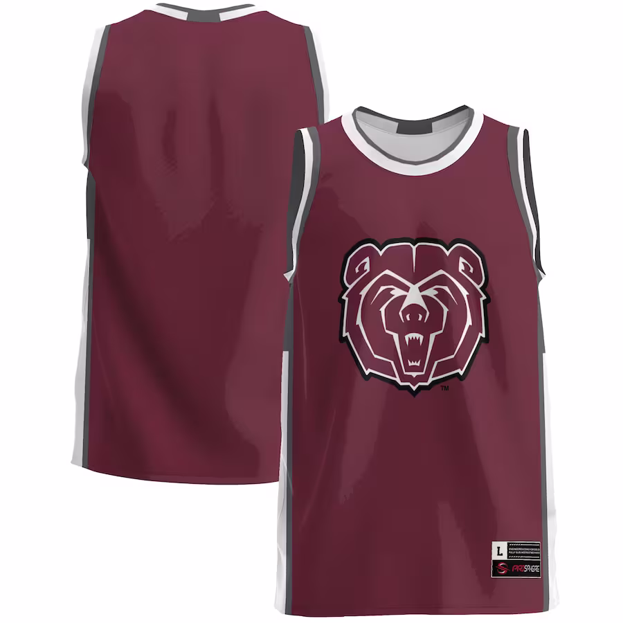 Missouri State University Bears GameDay Greats  Lightweight Basketball Jersey - Maroon - SUjersey01