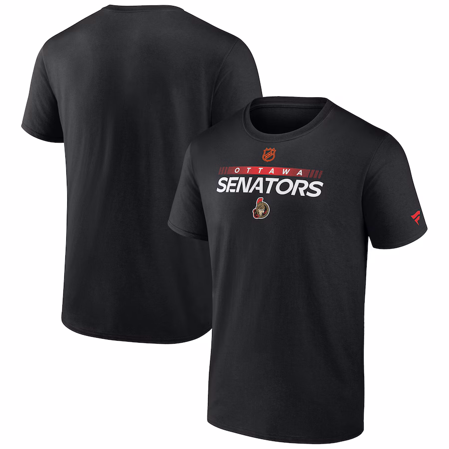 Men's Ottawa Senators Fanatics Black Special Edition 2.0 Authentic Pro T-Shirt - SUjersey01
