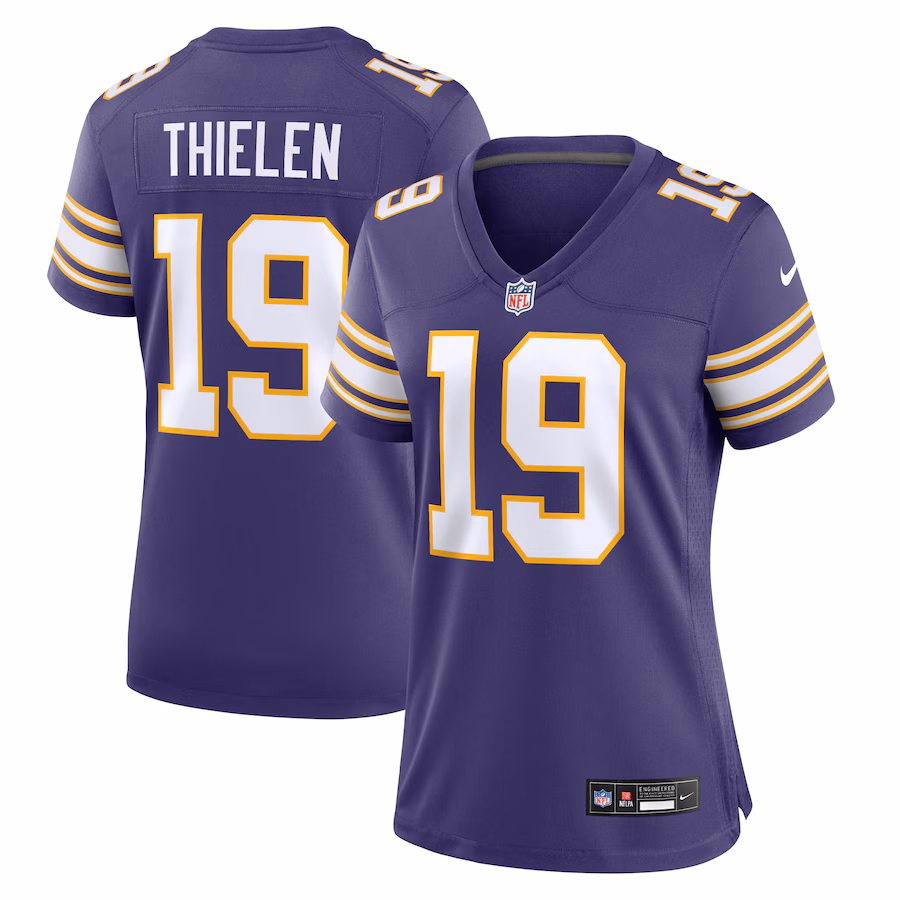 Women's Minnesota Vikings Adam Thielen Nike Purple Alternate Player Jersey - SUjersey01