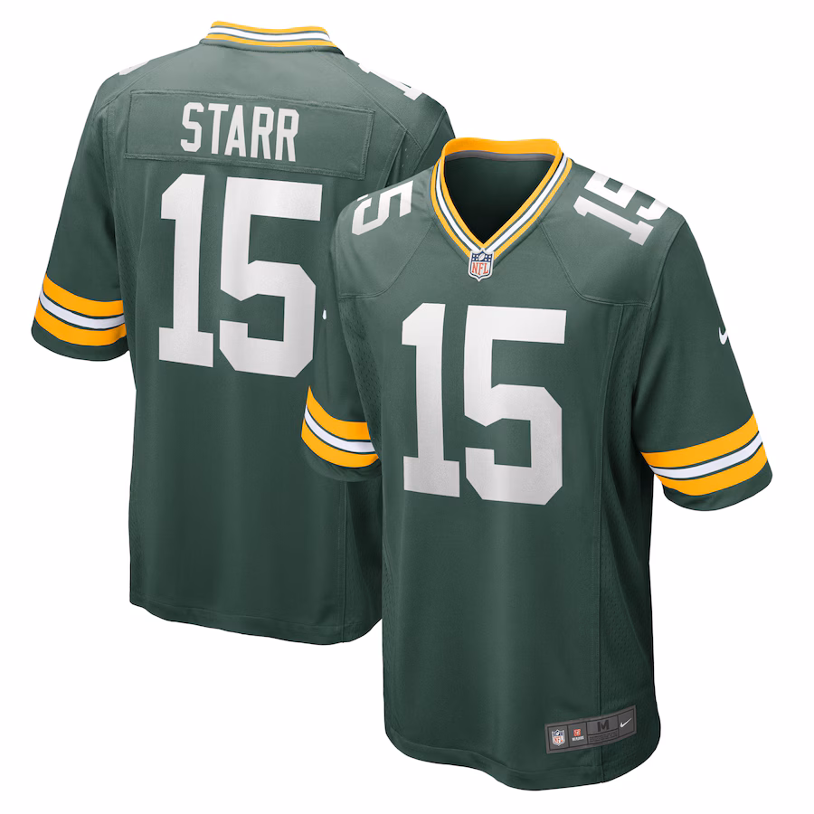 Men's Green Bay Packers Bart Starr Nike Green Retired Player Game Jersey - SUjersey01