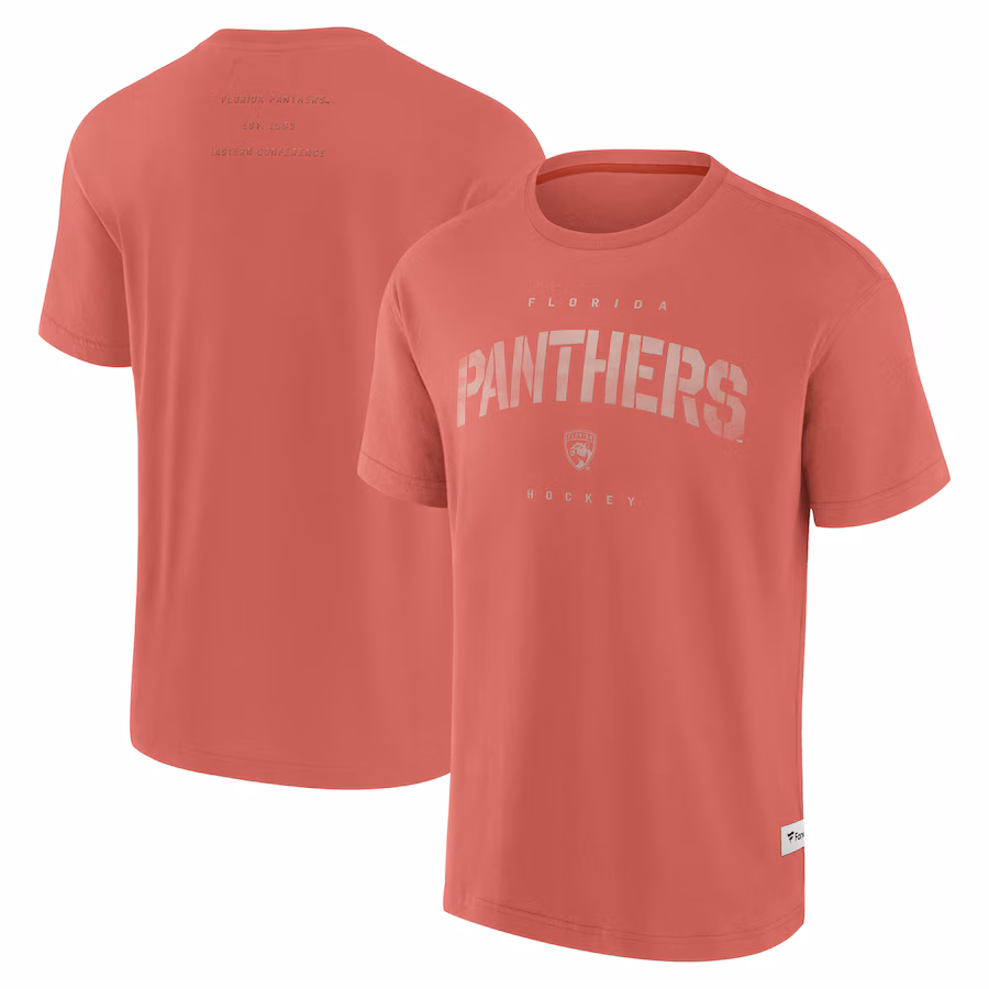 Men's Florida Panthers Fanatics Red Elements Weathered Tonal Future Ground T-Shirt - SUjersey01