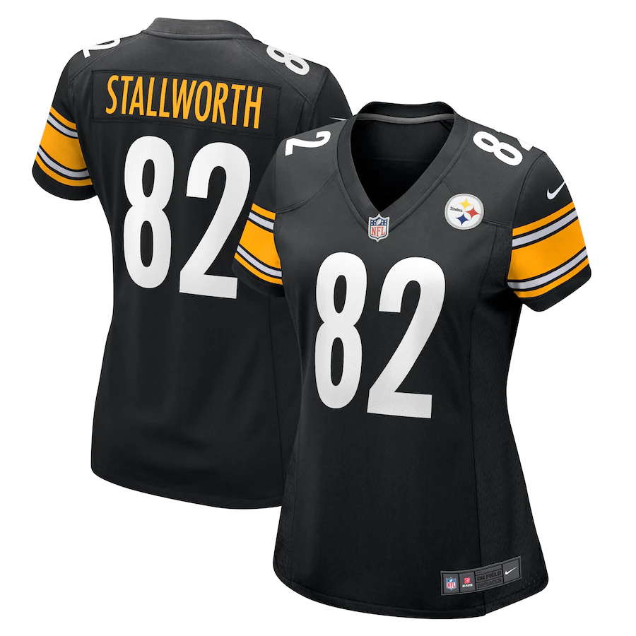 Women's Pittsburgh Steelers John Stallworth Nike Black Retired Player Jersey - SUjersey01