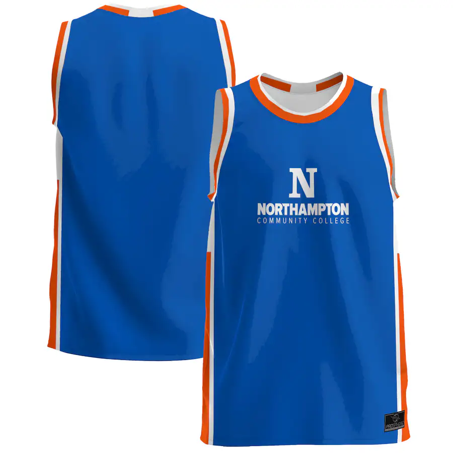 Youth ProSphere Blue Northampton Community College Spartans Basketball Jersey - SUjersey01