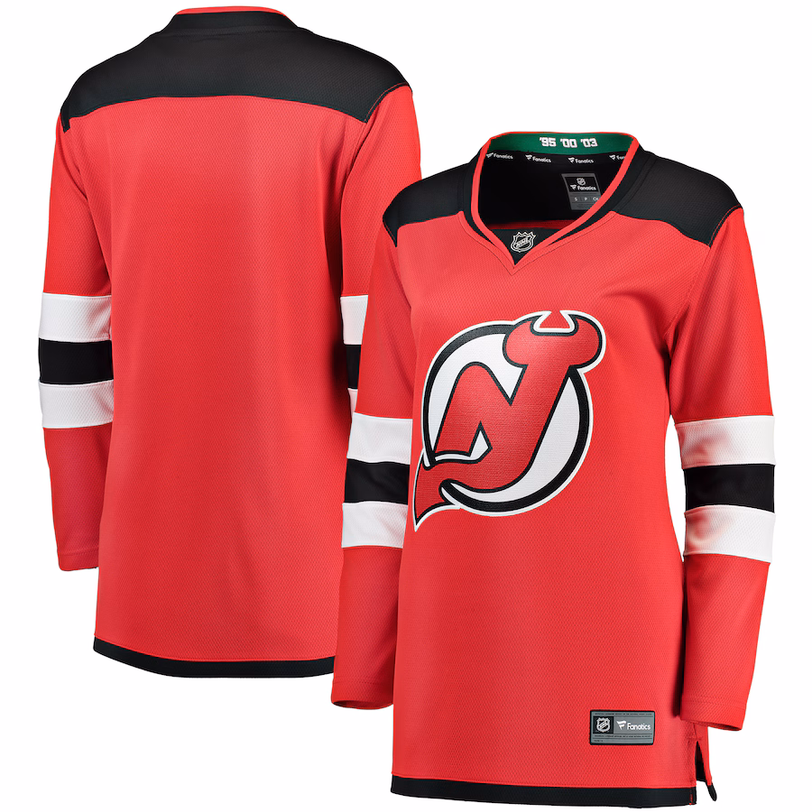 Women's New Jersey Devils Fanatics Red Breakaway Home Jersey - SUjersey01