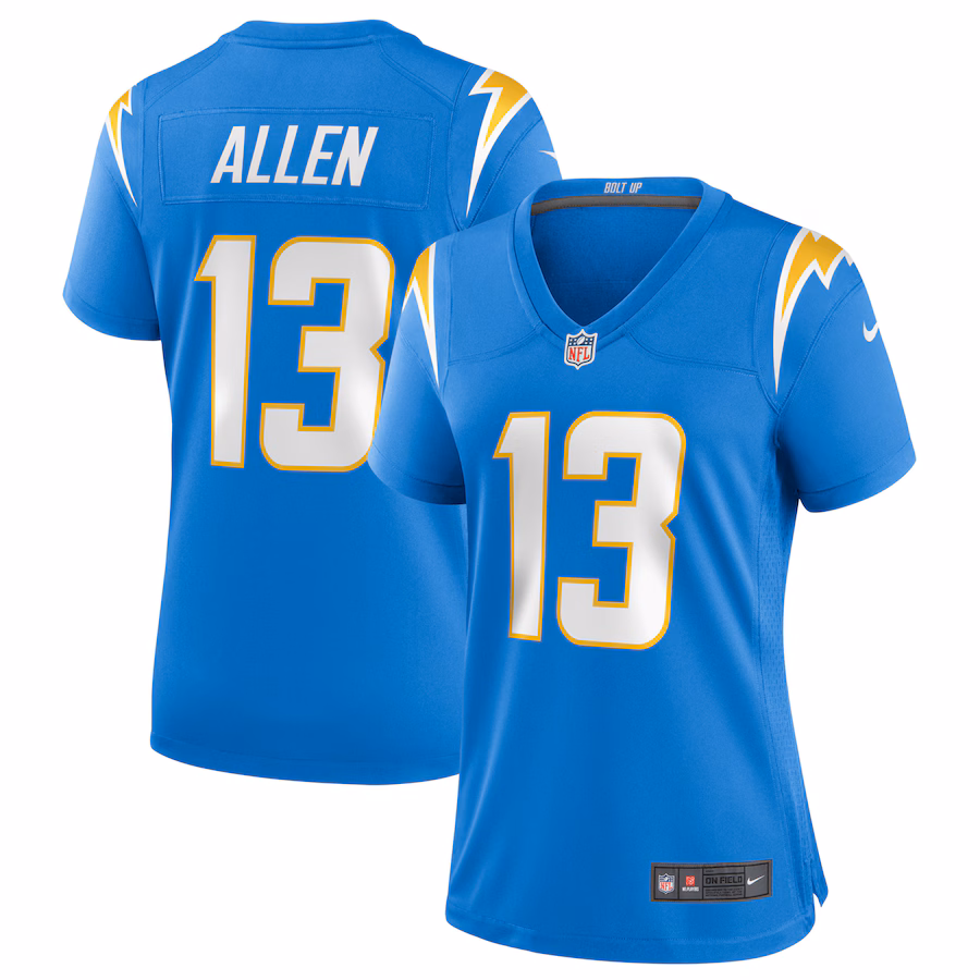 Women's Los Angeles Chargers Keenan Allen Nike Powder Blue Game Jersey - SUjersey01