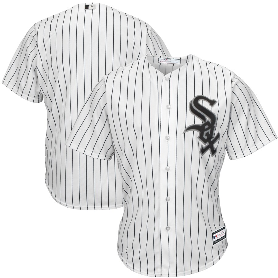 Men's Chicago White Sox White Big & Tall Replica Team Jersey - SUjersey01