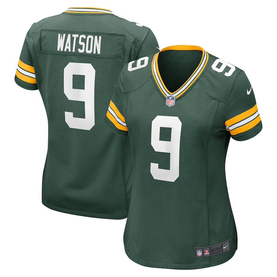 Women's Green Bay Packers Christian Watson Nike Green Player Game Jersey - SUjersey01