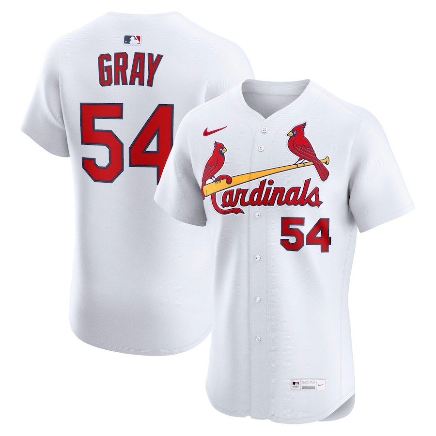 Men's St. Louis Cardinals Sonny Gray Nike White Home Elite Jersey - SUjersey01