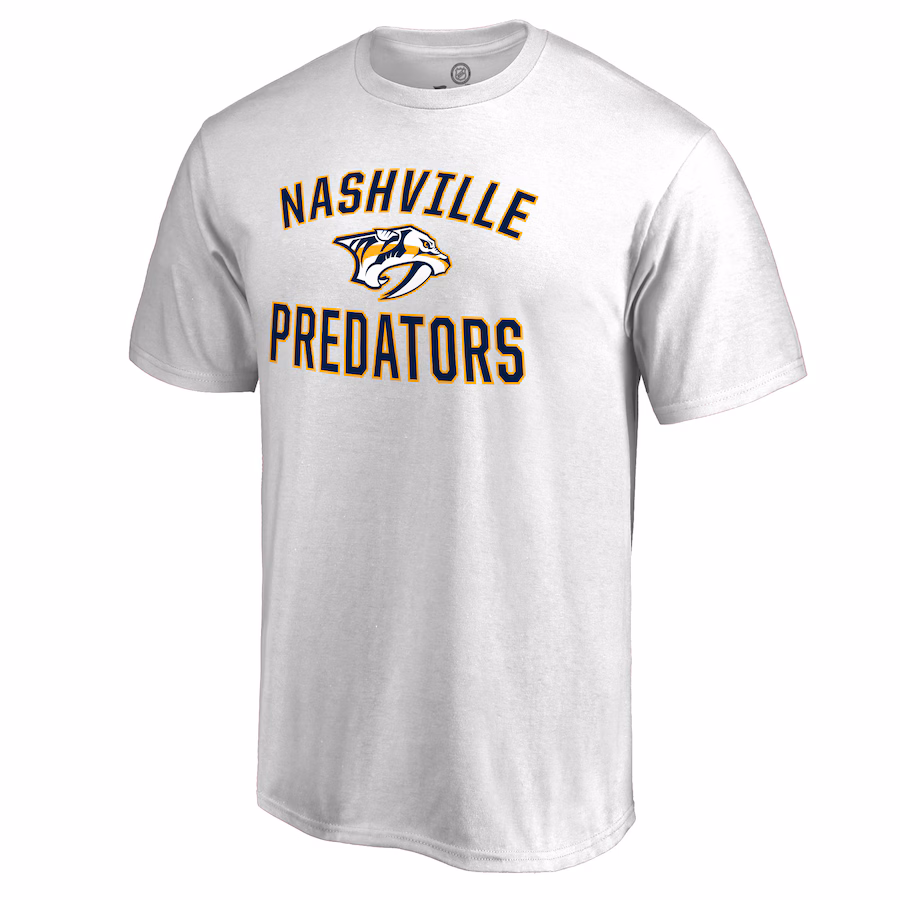 Men's Nashville Predators Victory Arch White T-Shirt - SUjersey01