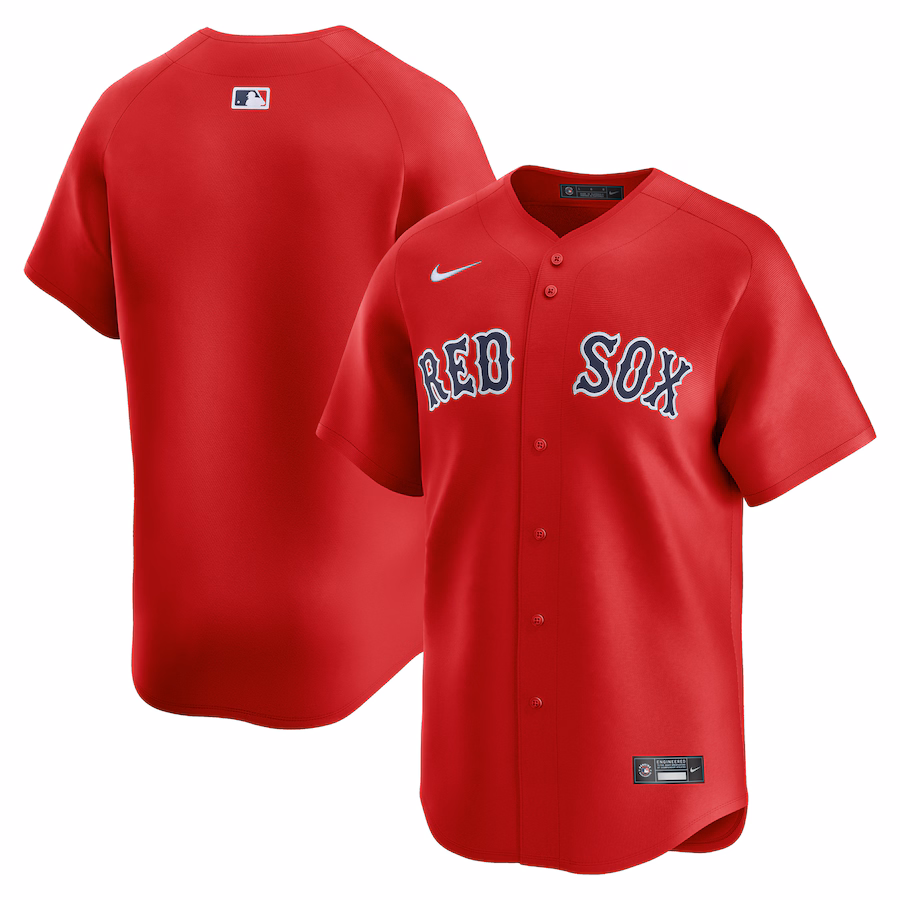 Men's Boston Red Sox  Nike Red  Alternate Limited Jersey - SUjersey01