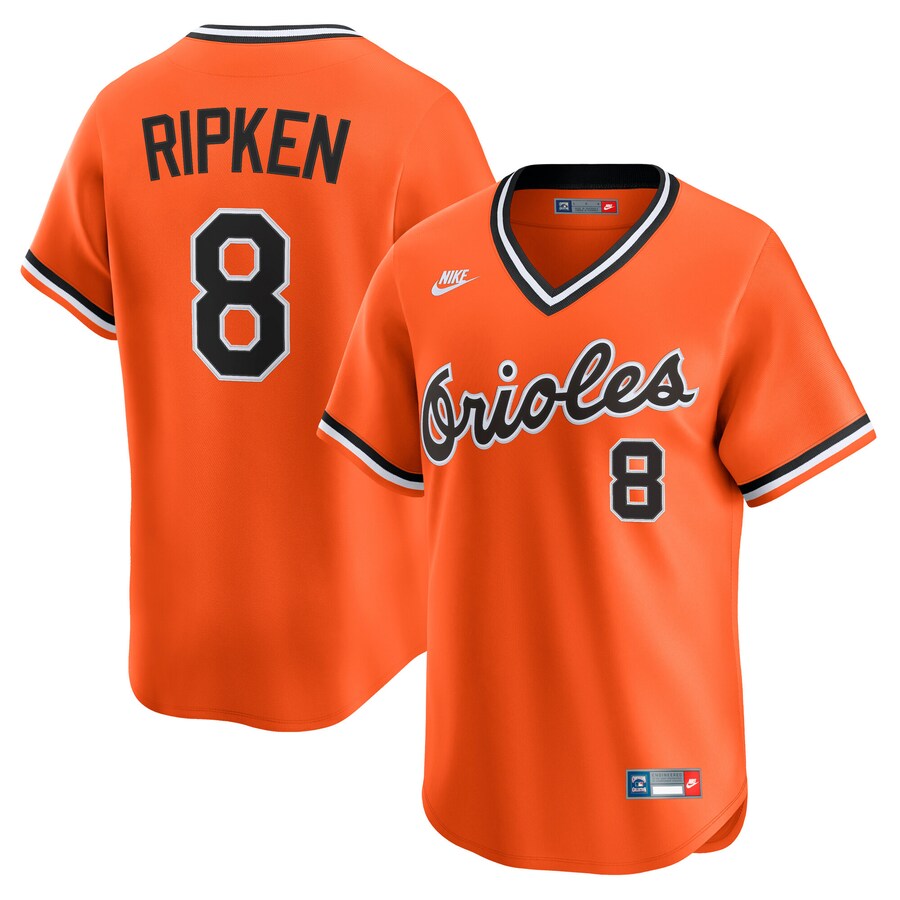 Men's Baltimore Orioles Cal Ripken Sr. Nike Orange Throwback Cooperstown Collection Limited Jersey - SUjersey01