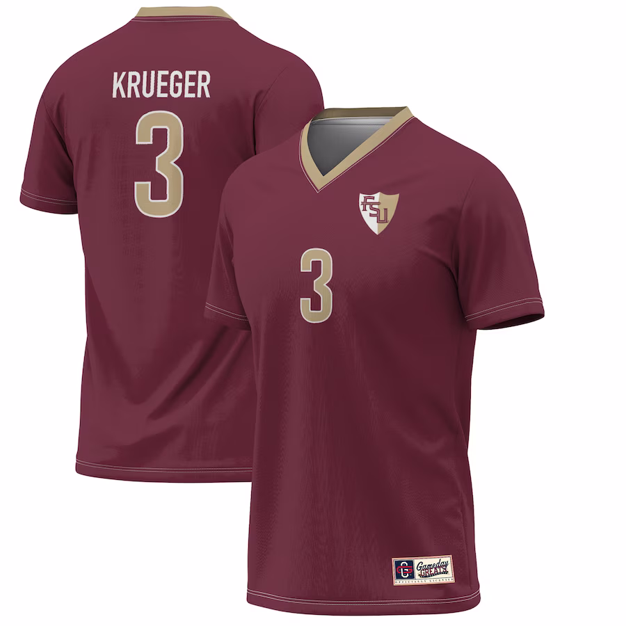 Casey Krueger Florida State Seminoles GameDay Greats Lightweight Alumni Soccer Jersey - Garnet - SUjersey01