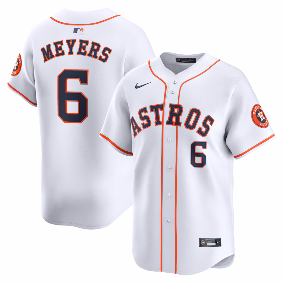 Men's Houston Astros Jake Meyers Nike White Home Limited Player Jersey - SUjersey01