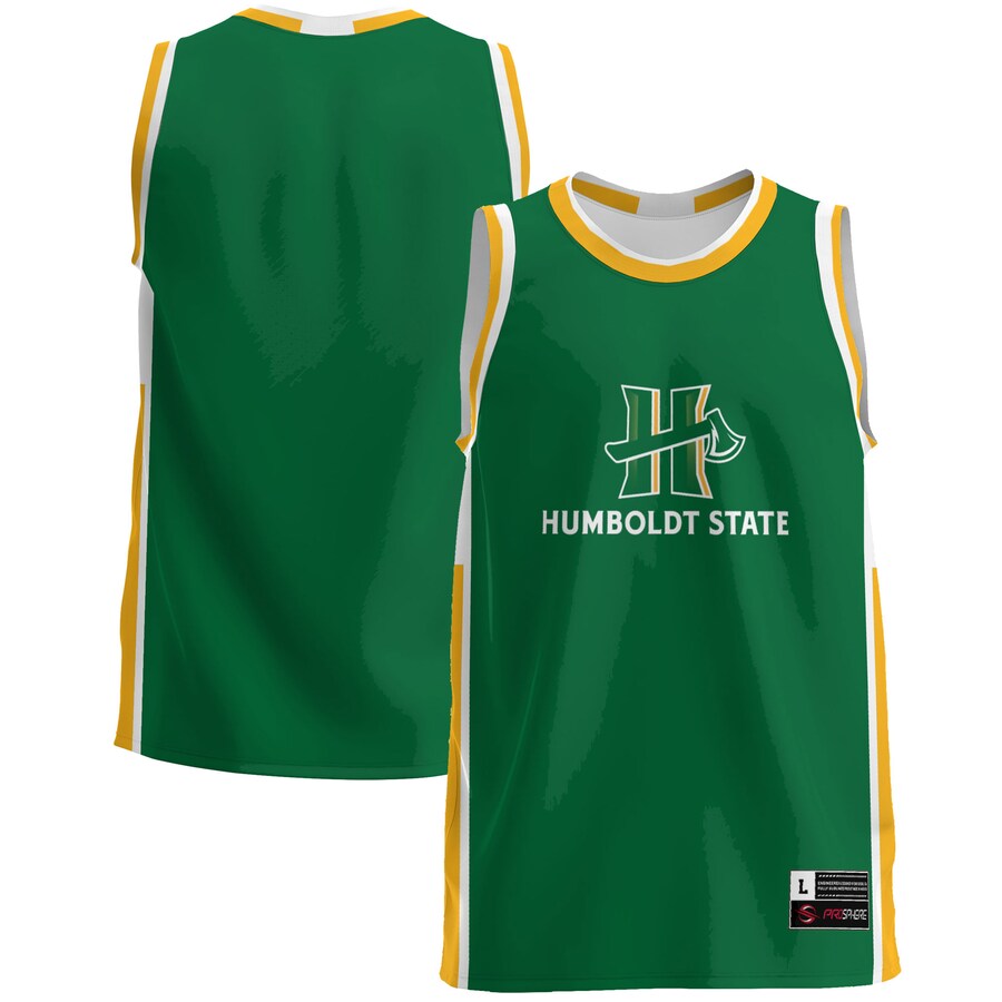 Humboldt State Jacks GameDay Greats  Lightweight Basketball Jersey - Green - SUjersey01