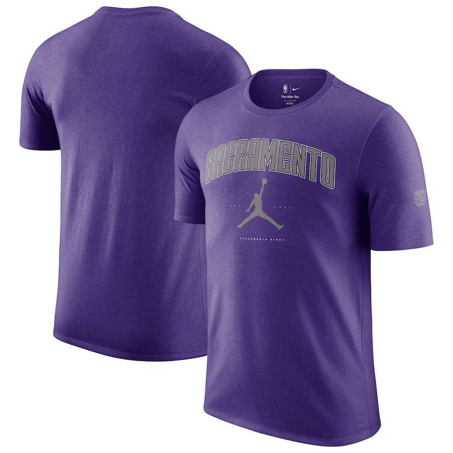 Unisex Sacramento Kings Jordan Brand Purple Essential Cities T-Shirt - SUjersey01