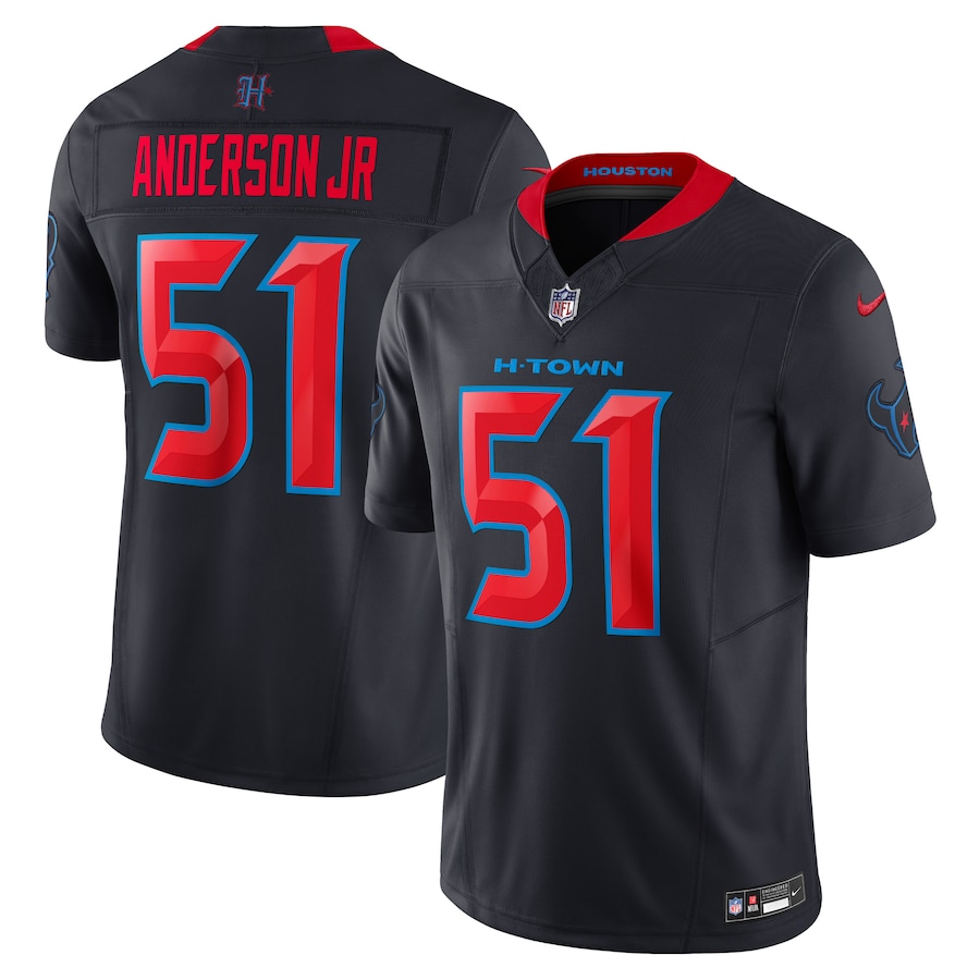 Men's Houston Texans Will Anderson Jr. Nike Navy 2nd Alternate Vapor F.U.S.E. Limited Jersey - SUjersey01