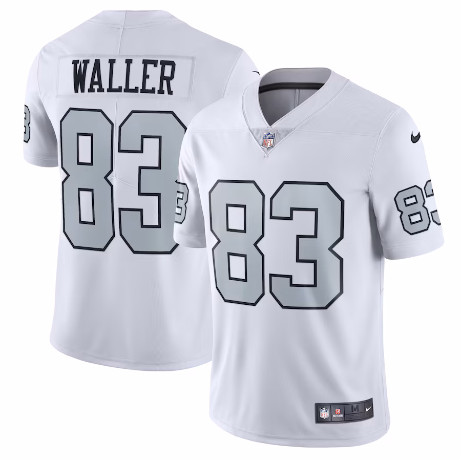 Men's Las Vegas Raiders Darren Waller Nike White Alternate Vapor Limited Jersey - SUjersey01