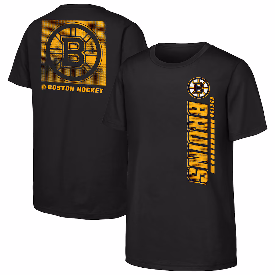 Youth Boston Bruins Black Atmosphere T-Shirt - SUjersey01