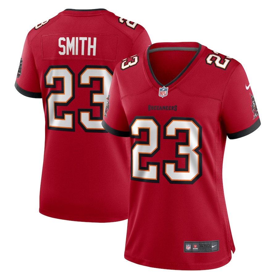 Women's Tampa Bay Buccaneers Tykee Smith Nike Red Game Jersey - SUjersey01