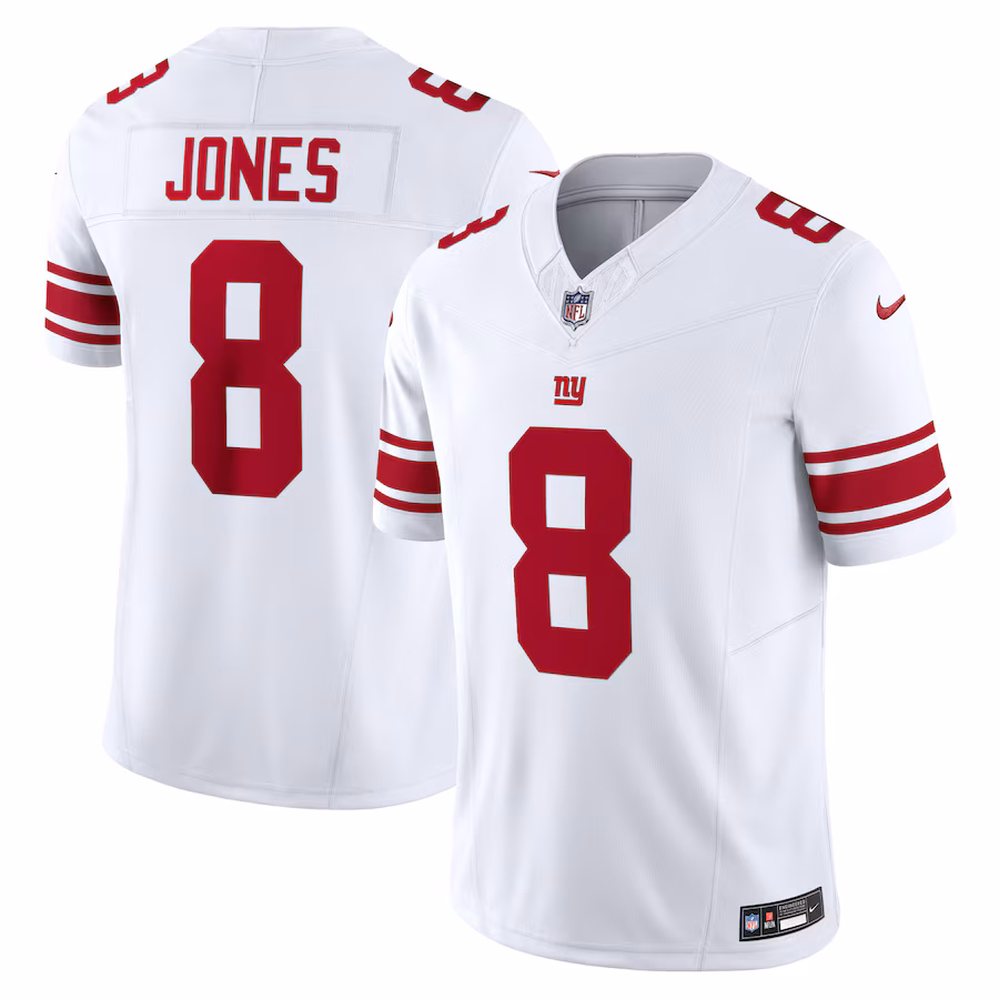 Men's New York Giants Daniel Jones Nike White Vapor F.U.S.E. Limited Jersey - SUjersey01