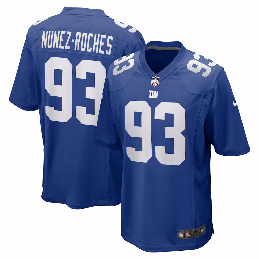 Men's New York Giants Rakeem Nunez-Roches Nike Royal Game Player Jersey - SUjersey01