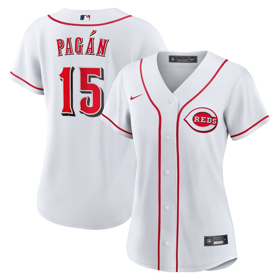 Women's Cincinnati Reds Emilio Pagan Nike White Home Replica Jersey - SUjersey01