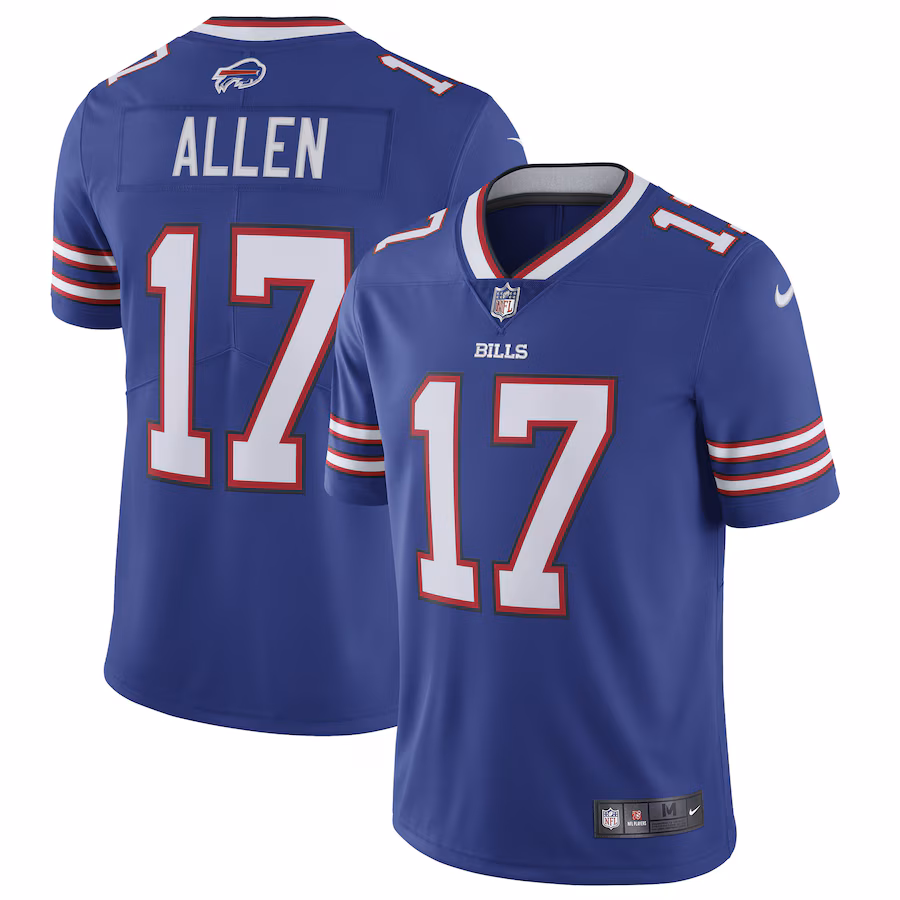 Men's Buffalo Bills Josh Allen Nike Royal Vapor Untouchable Limited Jersey - SUjersey01