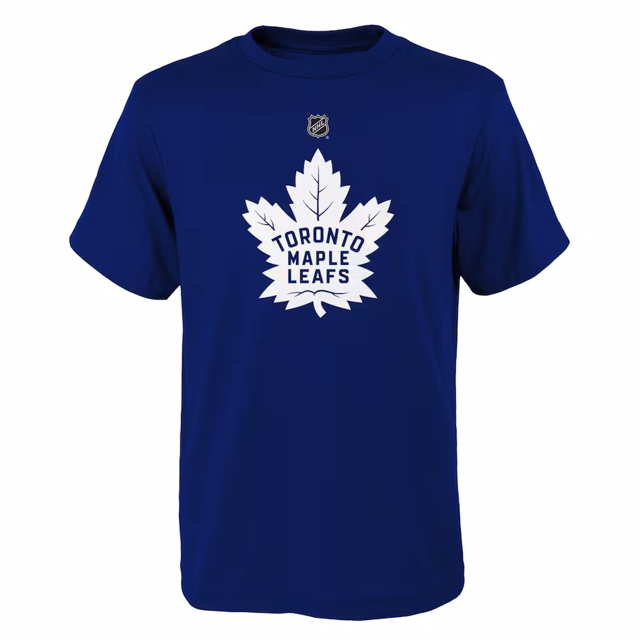 Youth Toronto Maple Leafs Blue Primary Logo T-Shirt - SUjersey01