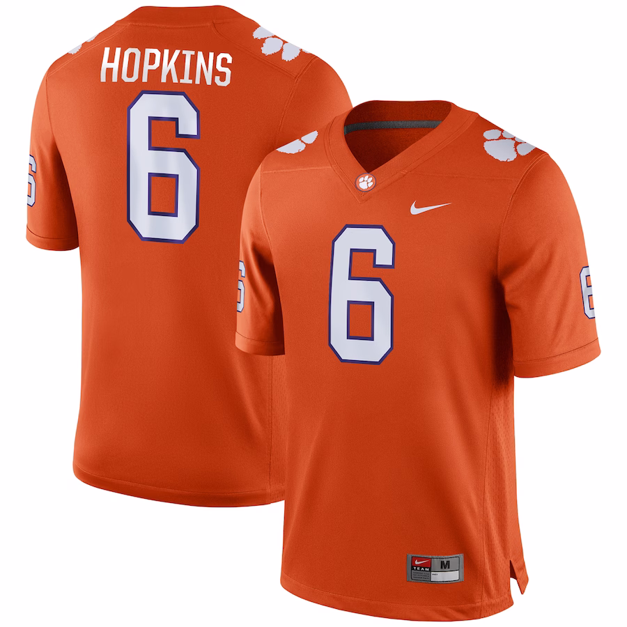 DeAndre Hopkins Clemson Tigers Nike Game Jersey - Orange - SUjersey01