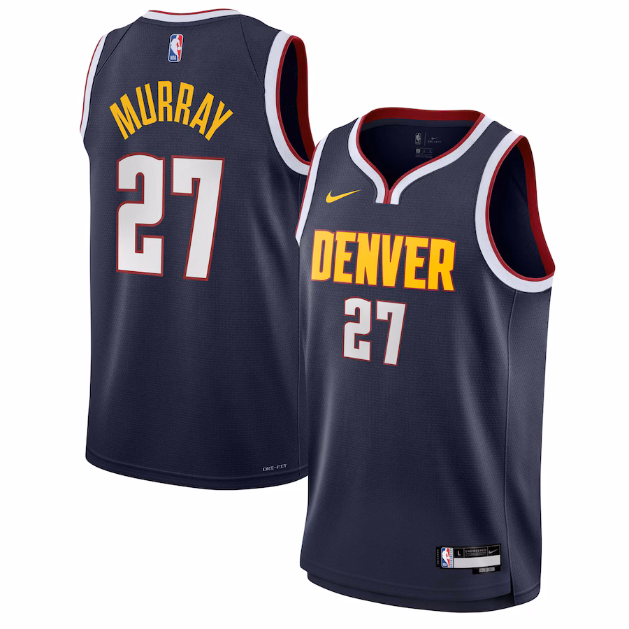 Youth Denver Nuggets Jamal Murray Nike Navy Swingman Jersey - Icon Edition - SUjersey01