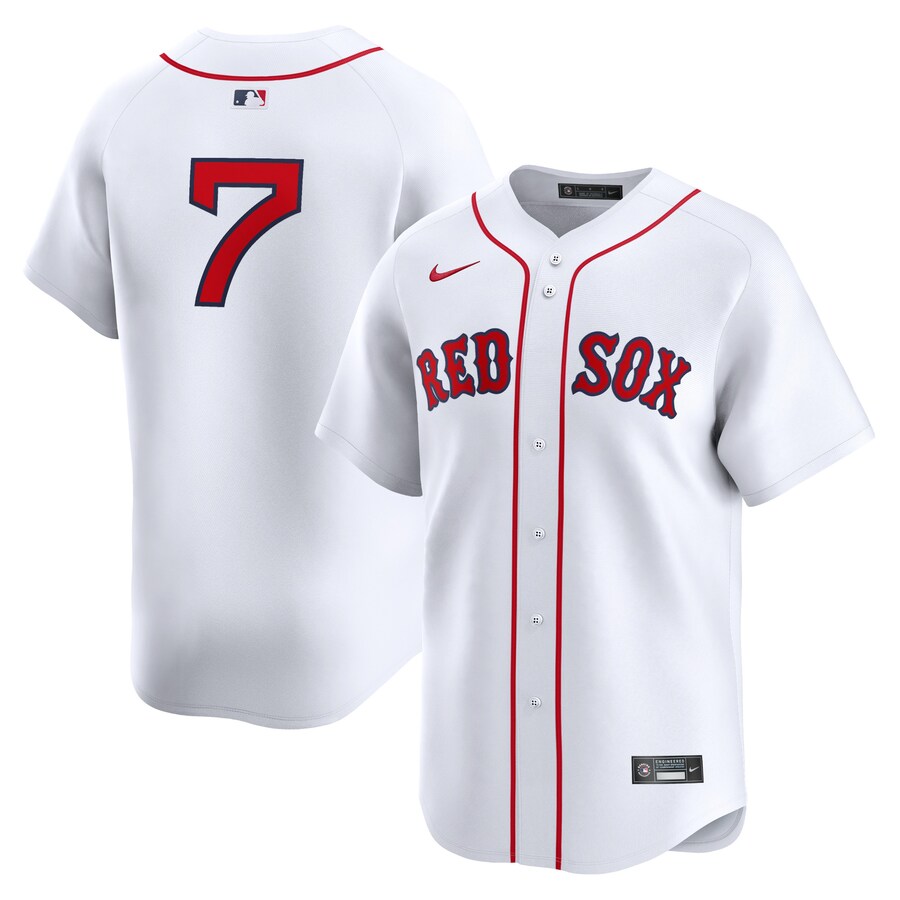 Men's Boston Red Sox Masataka Yoshida Nike White Home Limited Player Jersey - SUjersey01