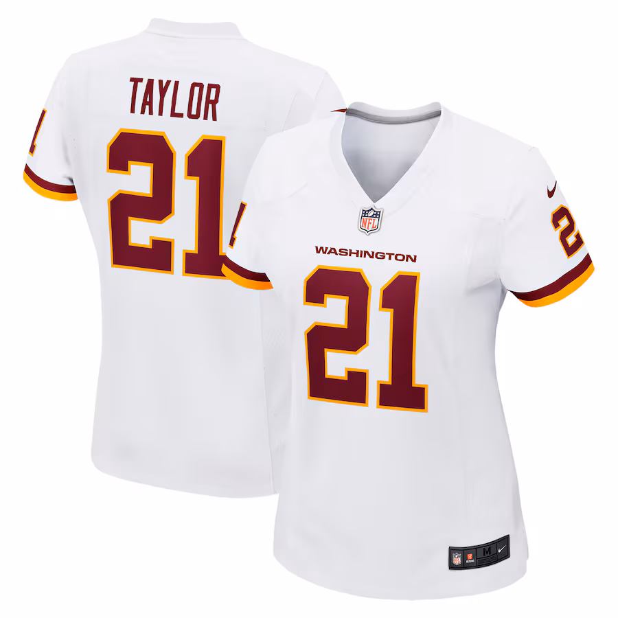 Women's Washington Football Team Sean Taylor Nike White Retired Player Game Jersey - SUjersey01