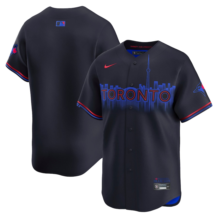 Men's Toronto Blue Jays Nike Blue City Connect Limited Jersey - SUjersey01