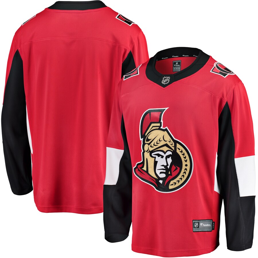 Men's Ottawa Senators Fanatics Branded Red Breakaway Home Jersey - SUjersey01